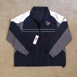 NEW VTG Houston Texans NFL Football Windbreaker